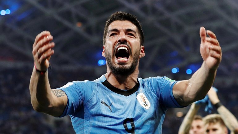    Луис Суарес в сборной Уругвая.