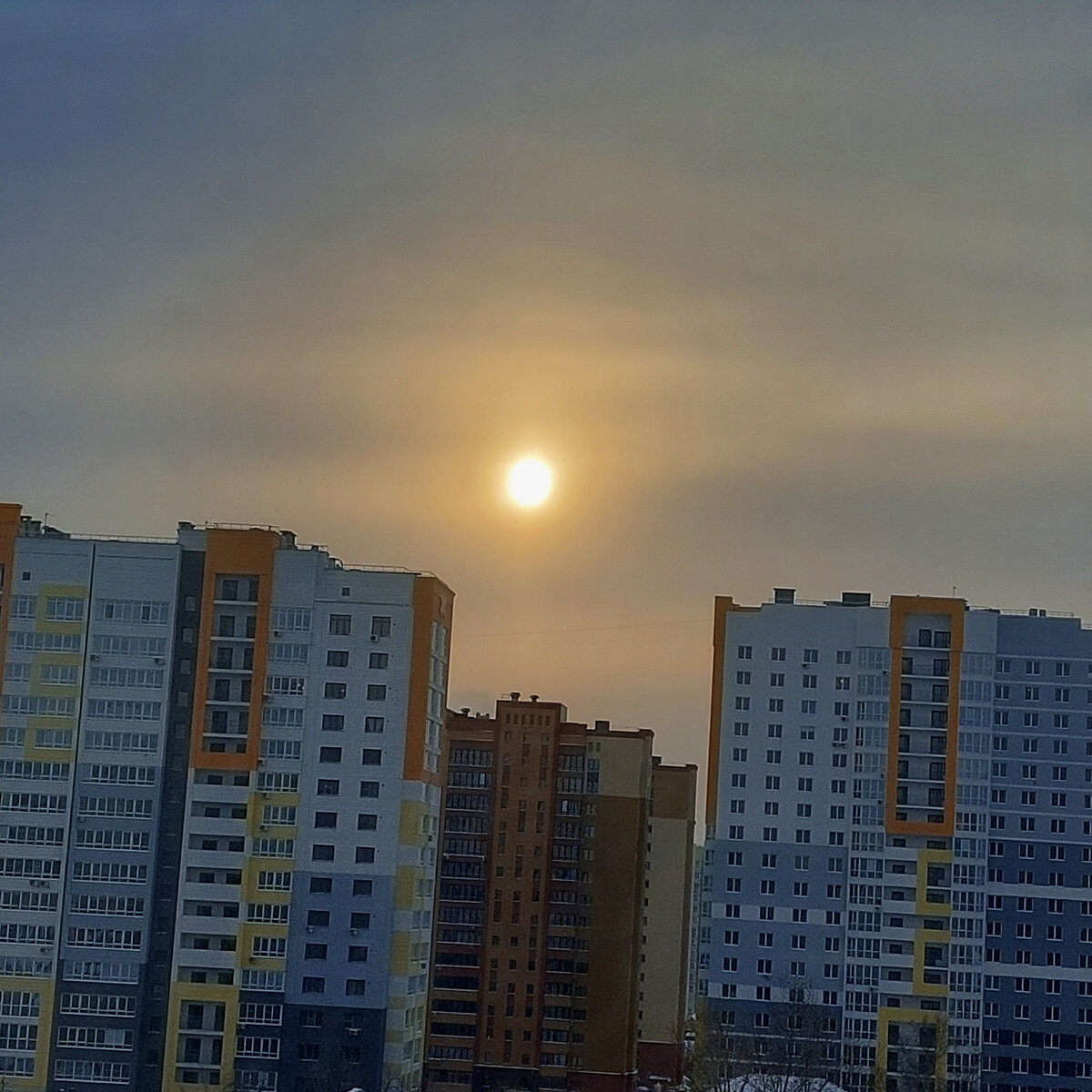 Вот такое у нас морозное солнце...