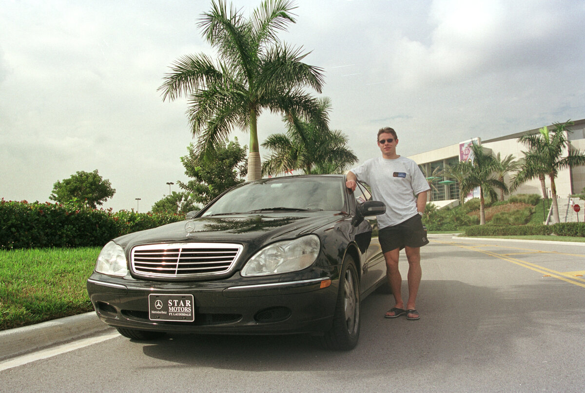 Павел Буре в Майами в конце 90-х. Фото Александра Вильфа, архив «СЭ» 