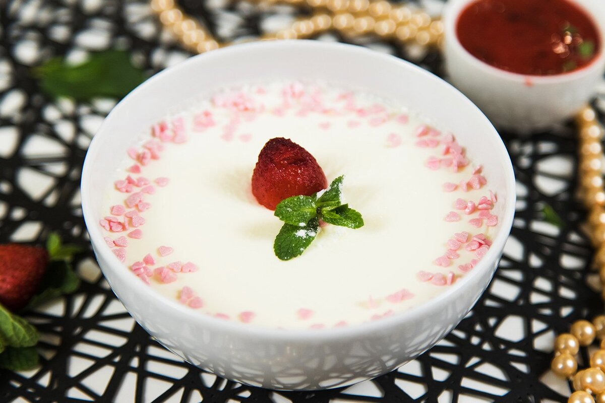 Десерт panna Cotta