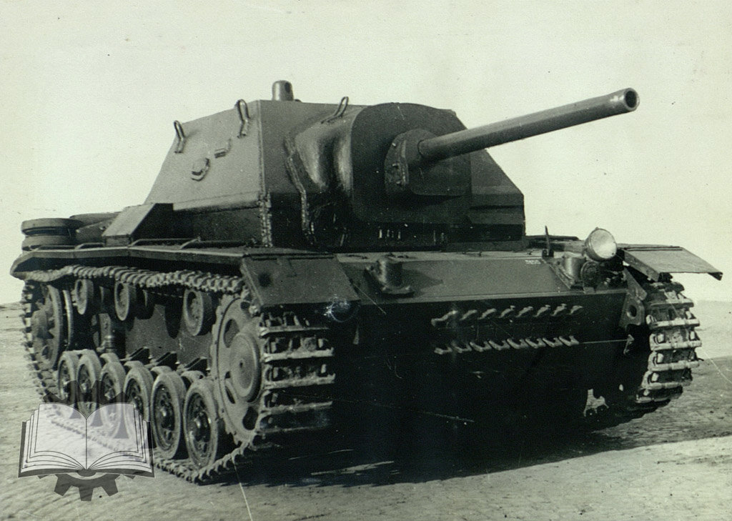 СУ-76И, серийный номер 3155, выпущен в октябре 1943 года. Так выглядело большинство САУ данного типа.