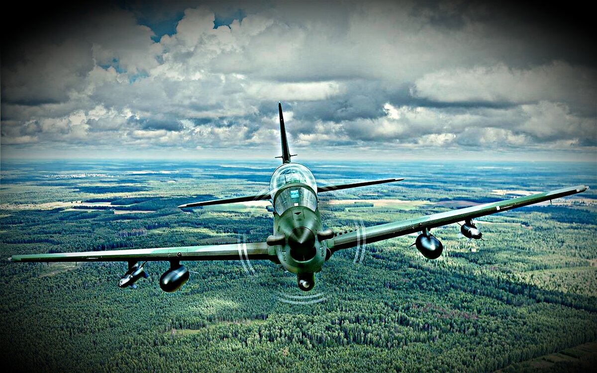 ЕМВ-314 Super Tucano ВВС Бразилии. Фотография из свободных источников, общественное достояние.