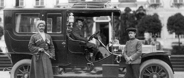 Адольф Кегресс за рулем Imperial "Benz" (1911 г.)