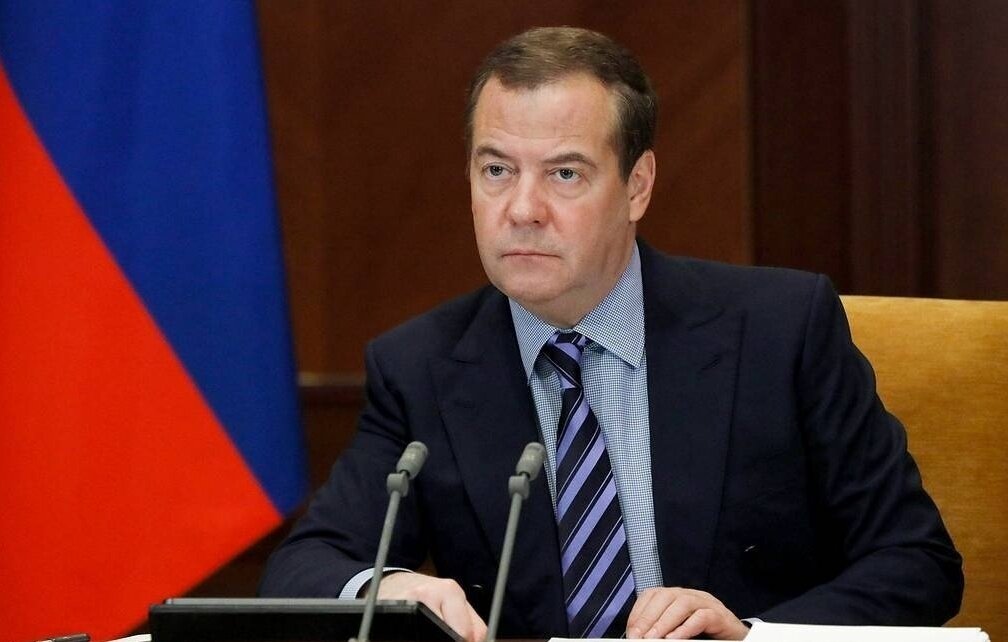    Заместитель председателя Совета безопасности РФ Дмитрий Медведев  Екатерина Штукина/POOL/ТАСС