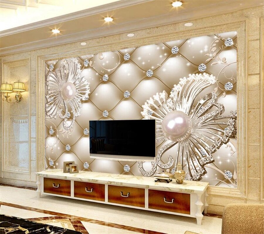 Фотообои 3д для гостиной