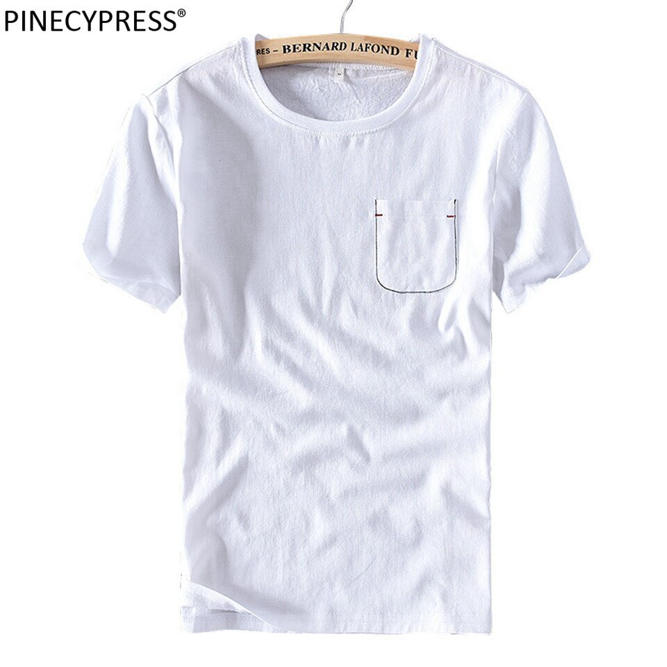 Льняные футболки мужские