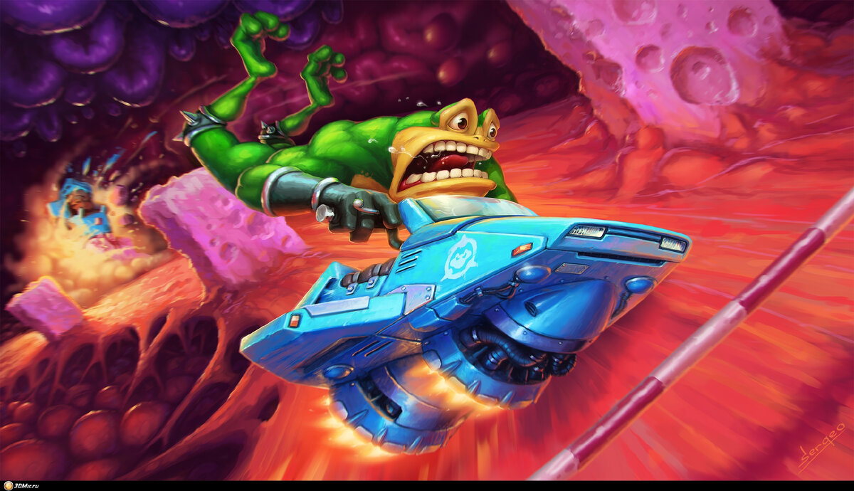 Battletoads крутая игрушка детства. Но сколько было убито на неё время....