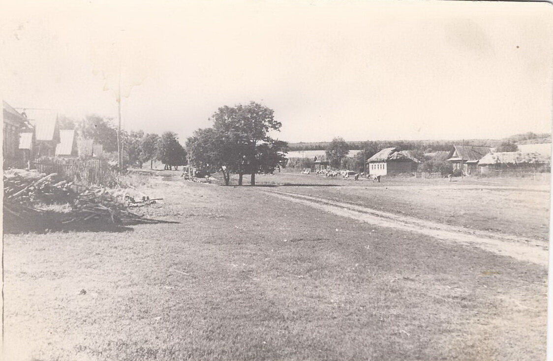 Широкие улицы нашего поселка. 60-е годы