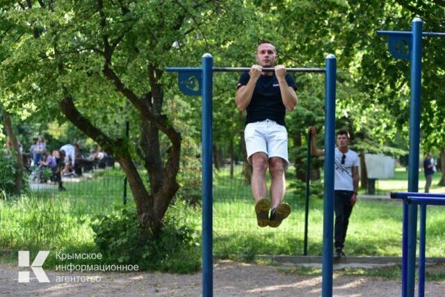 Гагаринский парк Симферополь спортплощадка