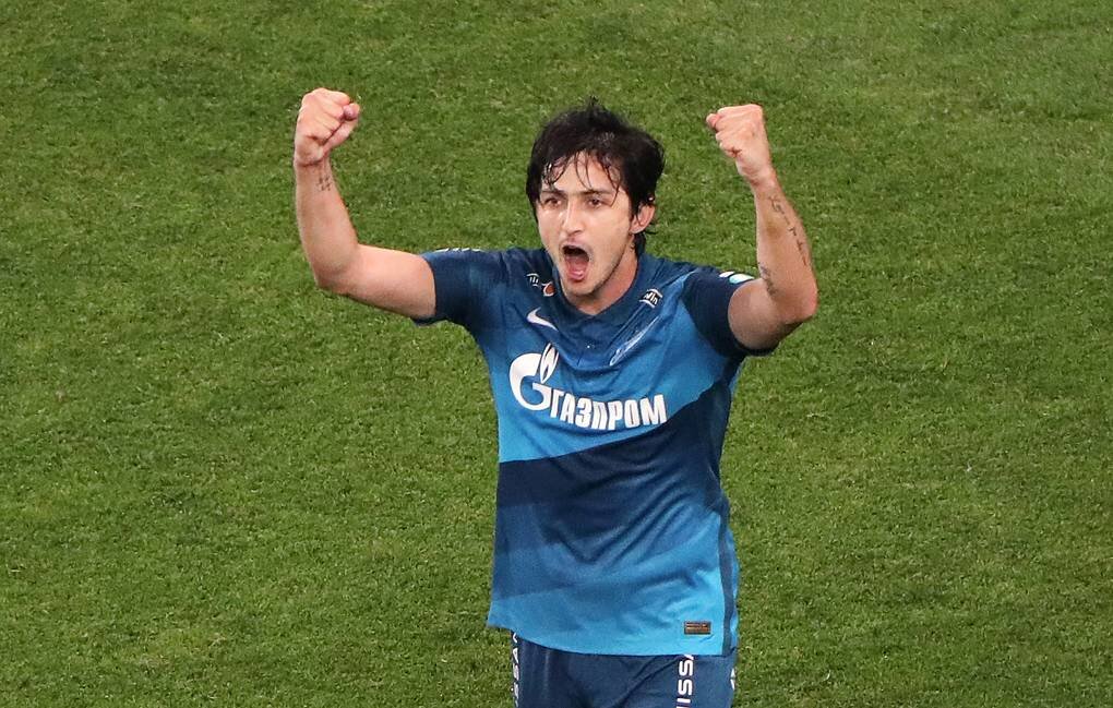 Сердар Азмун в матче РПЛ