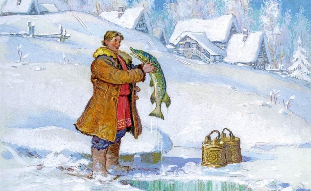 Pinterest "По щучьему веленью", русская народная сказка