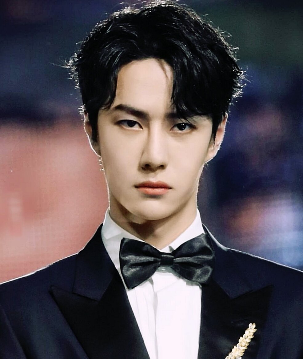 Ван Ибо в строгом костюме🤩