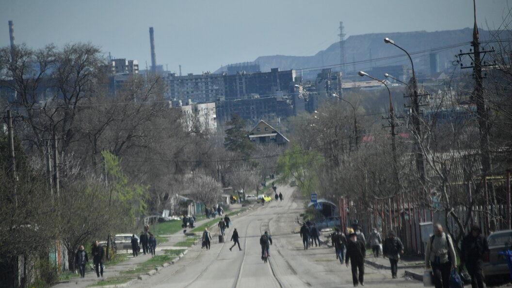 Дорога в Мариуполе.   фото: картинки  яндекса. 