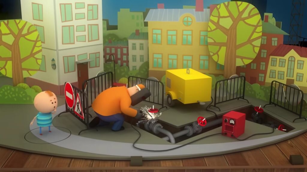 Посыл серии в том, что не нужно смотреть на сварку