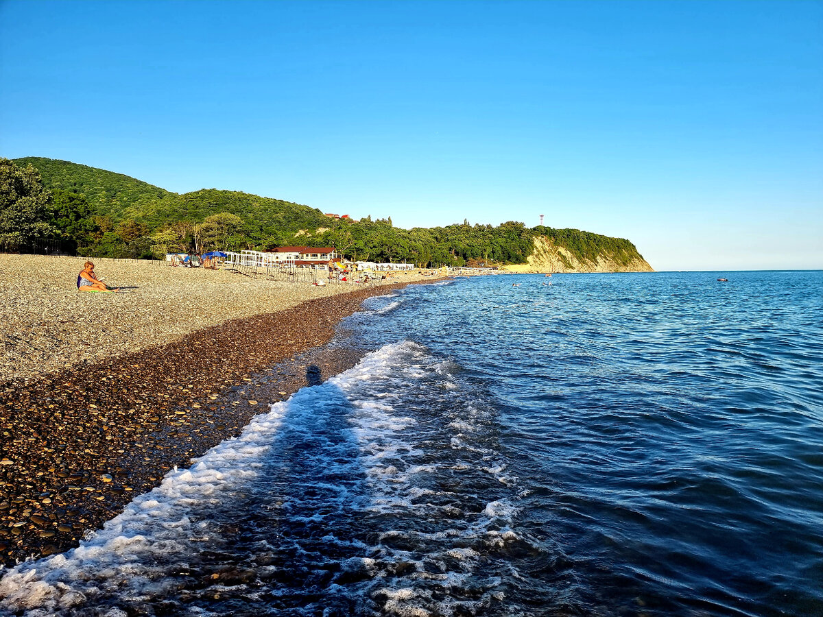 Пляж сады морей фото