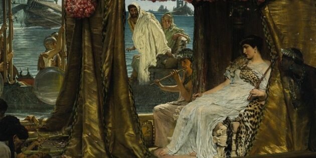 «Встреча Антония и Клеопатры». Изображение: Лоуренс Альма‑Тадема (1885) / Wikimedia Commons📷

