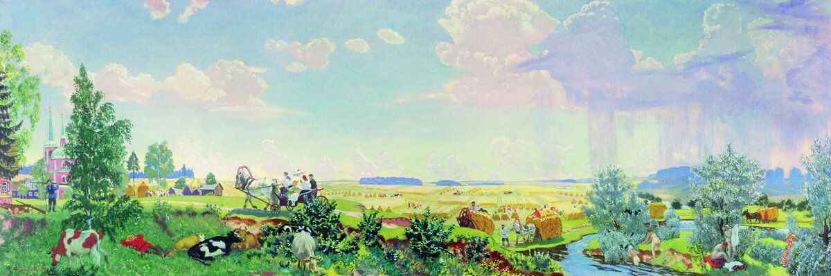 Кустодиев. "Лето"