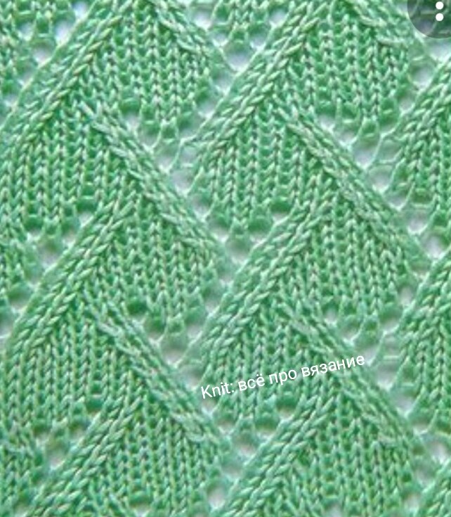 Фото узор: Knit: все про вязание