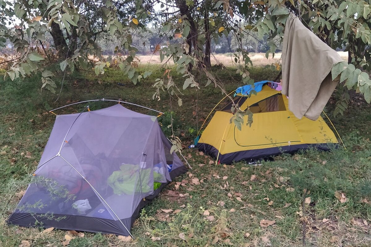 Ночевка на берегу Магдалены