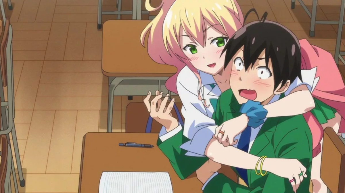 Bitch gals. Моя первая гяру Дзюнъити. Hajimete no gal аниме. Hajimete no gal Junichi and Yukana. Yukana Yame and Junichi.