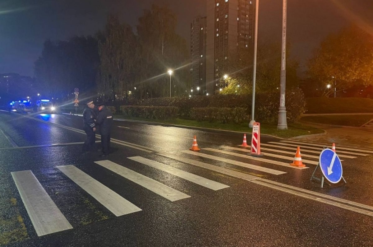    В Москве легковушка насмерть сбила на «зебре» женщину с ребенком