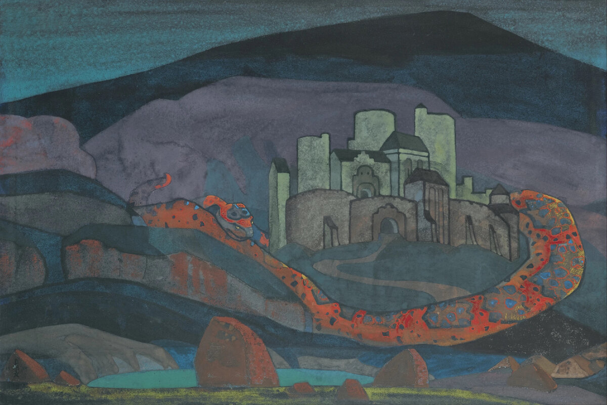 Град Обреченный — Николай Рерих (1874–1947)