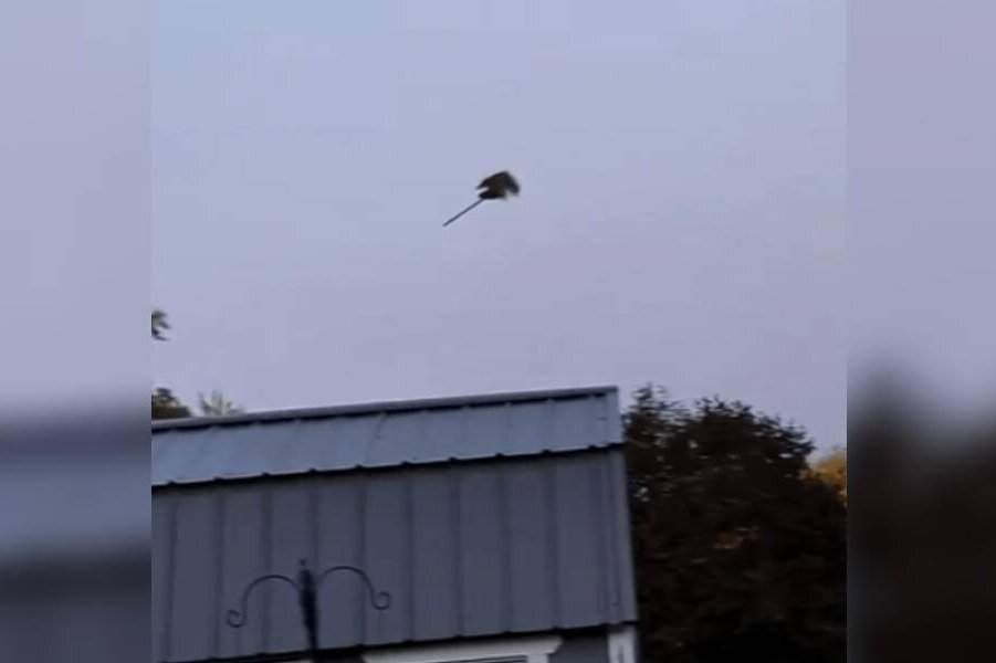     Мужчина увидел жуткую ведьму на метле в небе: что это было?