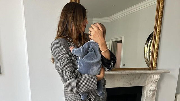    Мария Шарапова с сыном.