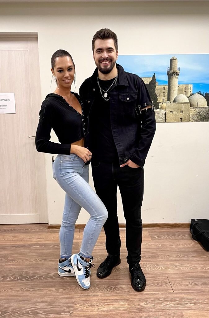    Вячеслав Макаров и Юлия Натямба, «Русская теленеделя» Юлия Натямба