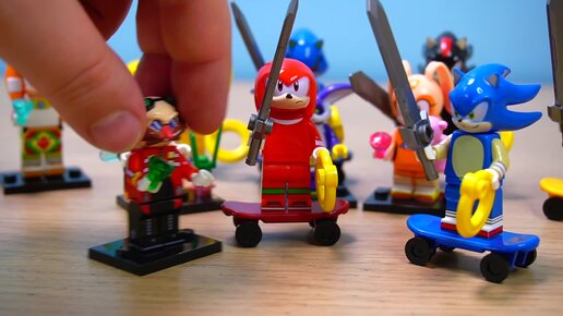 Соник Лего минифигурки вся коллекция Sonic Lego Minifigures