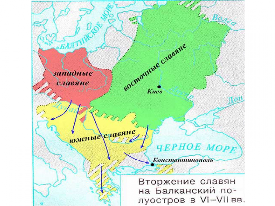 Цифрой 3 на схеме показаны районы расселения туркменских племен