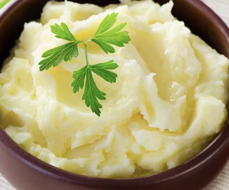 Картофельное пюре с молоком и маслом