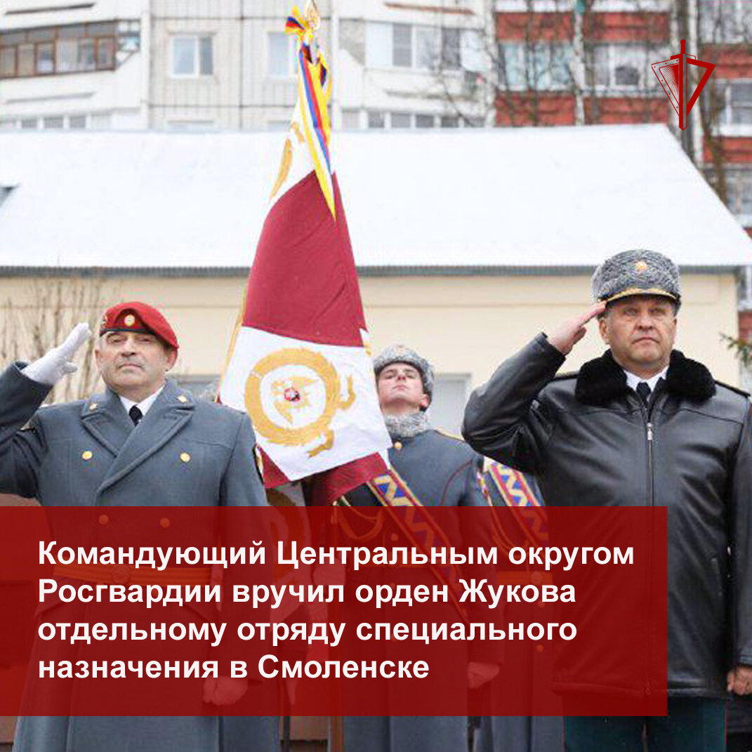 Смоленский 25 отряд спецназа награжден орденом