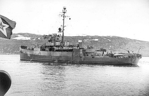 Это  подлинная фотография того самого тральщика ТЩ-116!