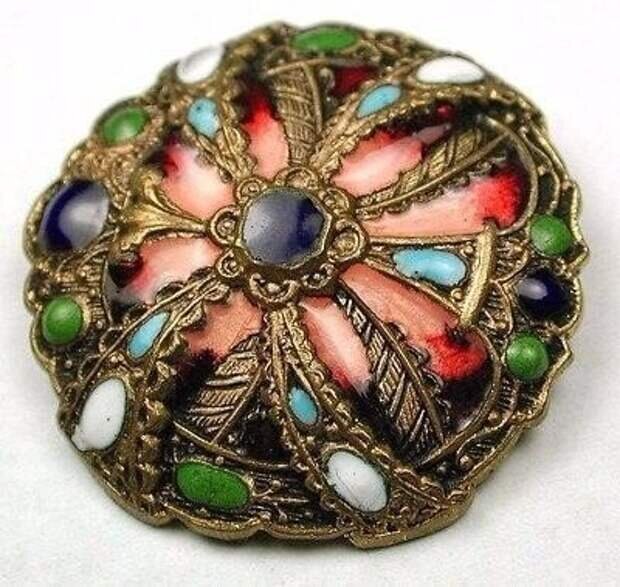 ПУГОВИЦА ЮВЕЛИРНОЙ РАБОТЫ, КОНЕЦ 19-ГО ВЕКА