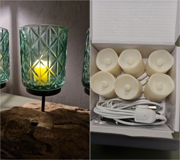    Такие свечи красивы и безопасны