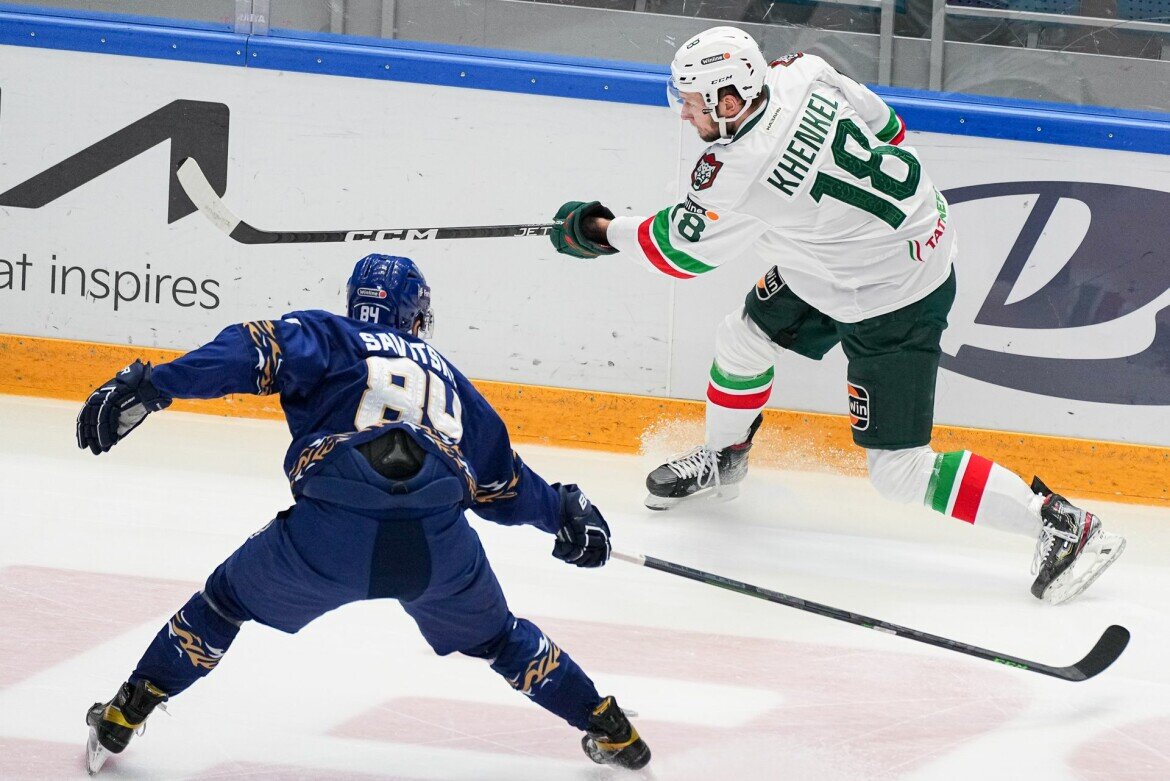 ​В игре с «Барысом» в первом периоде «Ак Барс» вновь продемонстрировал довольно суетливый и хаотичный хоккей. Фото: ak-bars.ru