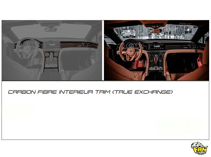 Карбоновая отделка салона Кейвани (Keyvany) на Бентли (Bentley) Continental GT