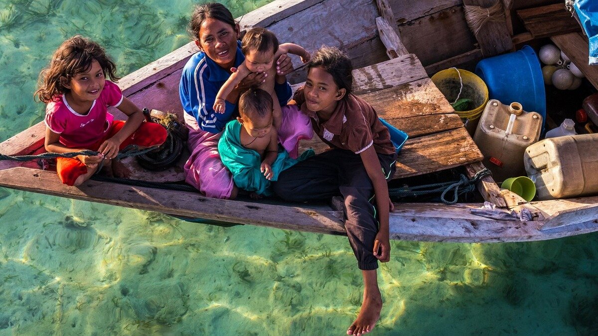 Человек живущий в море