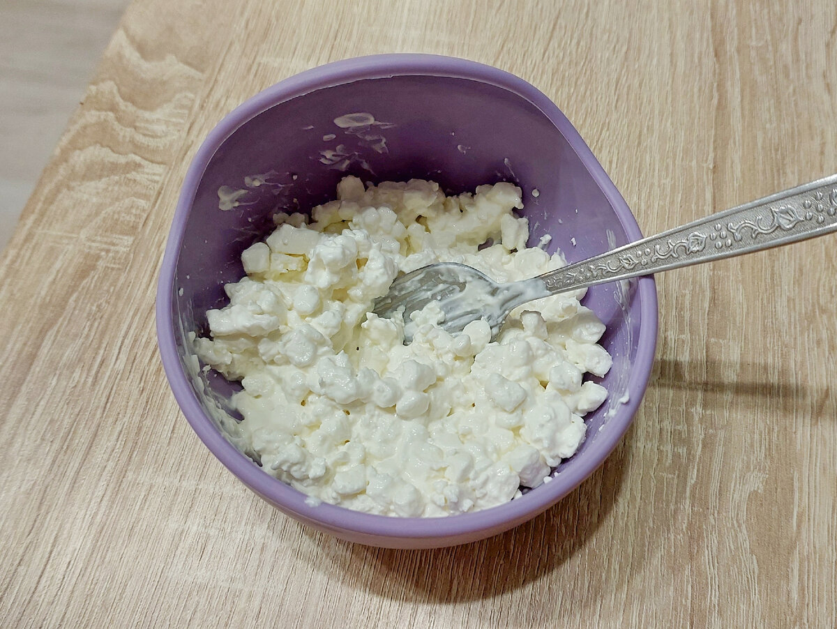 Творог со сметаной
