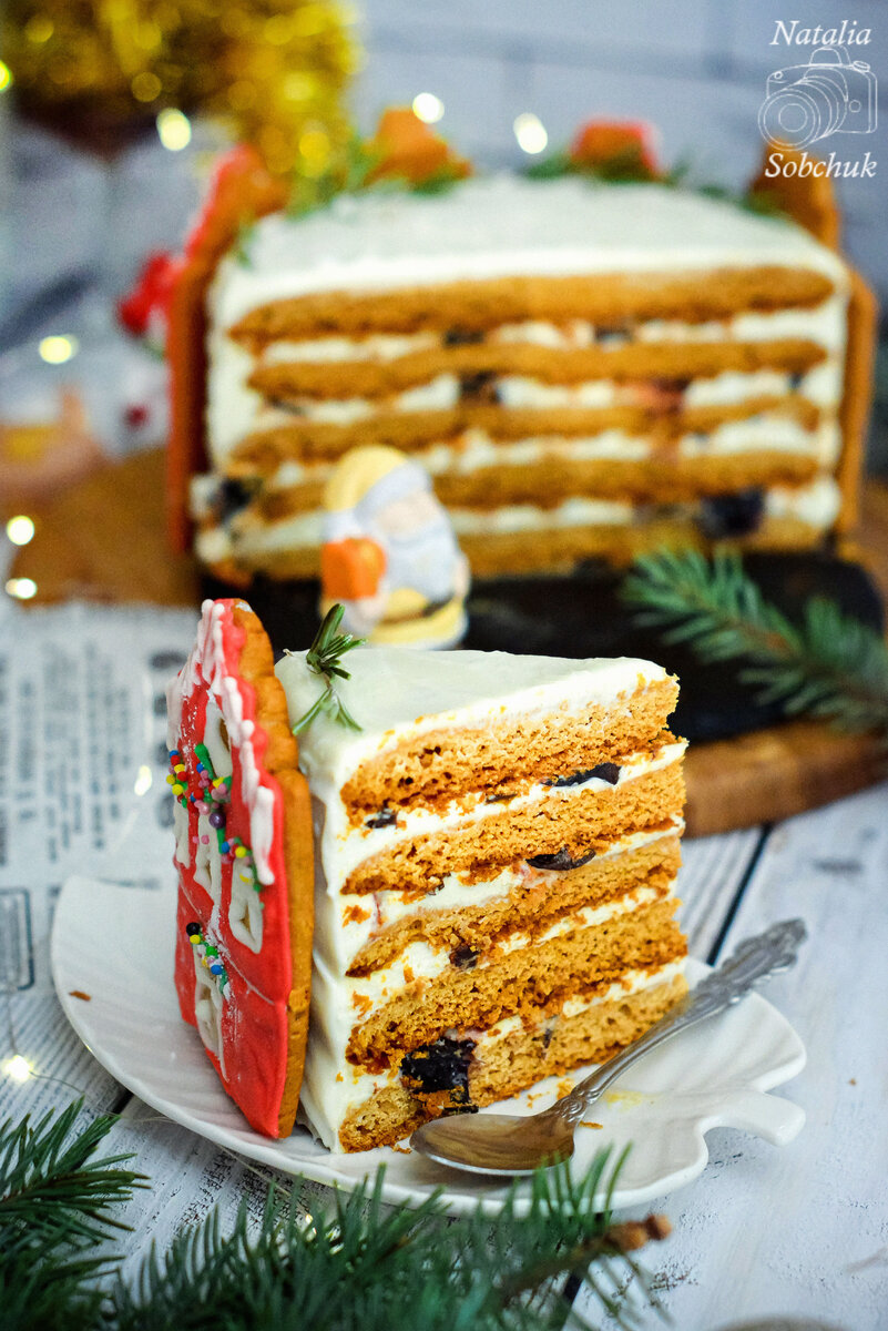 Торт «Зимняя сказка» — рецепт с фото пошагово
