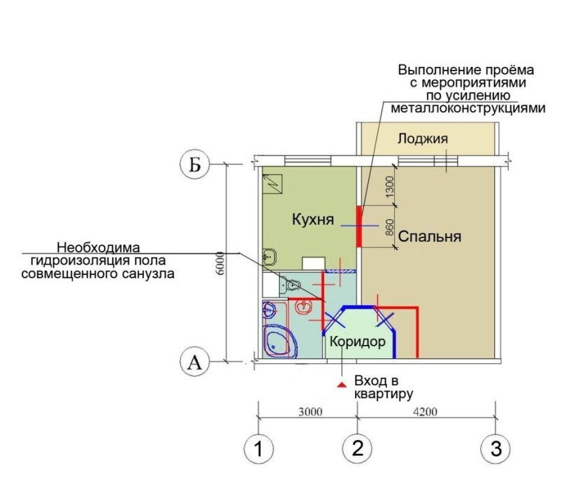 Проект перепланировки красногорск