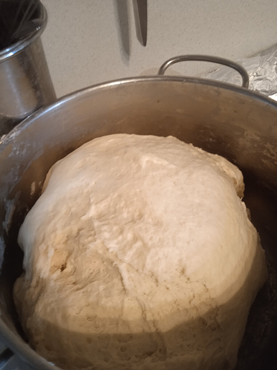 Тесто на живых дрожжах. 