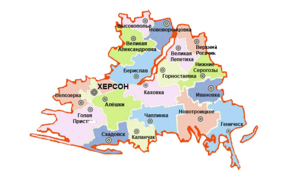 Карта г херсон