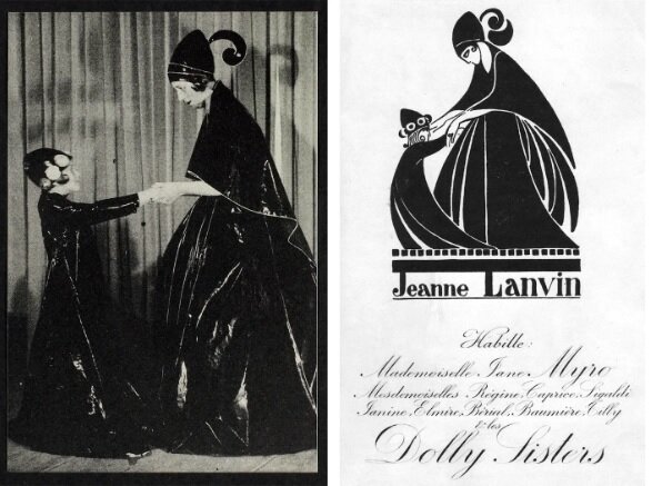 Поль Ириб. Логотип модного дома Ланвен и фотография, с которой он сделан. 1907