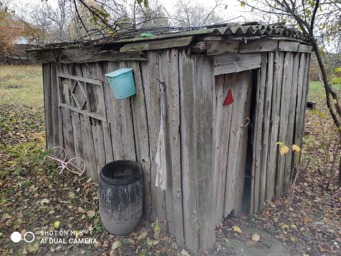 Тот самый садовый домик (шалаш), который сделал дедушка