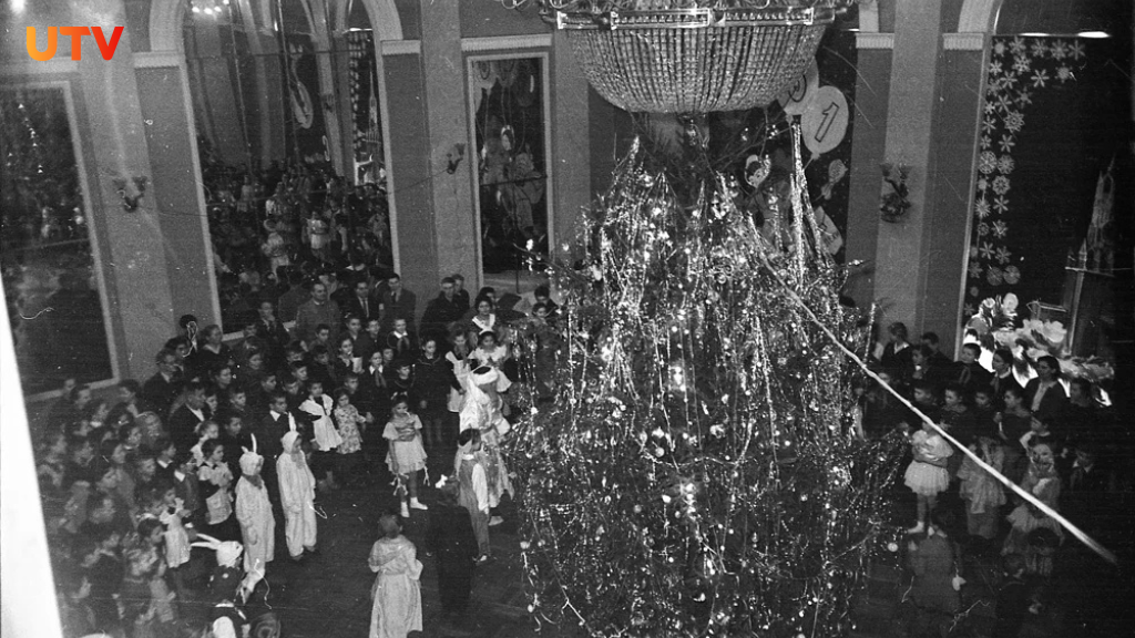 Праздник во Дворце пионеров. Новый 1961 год