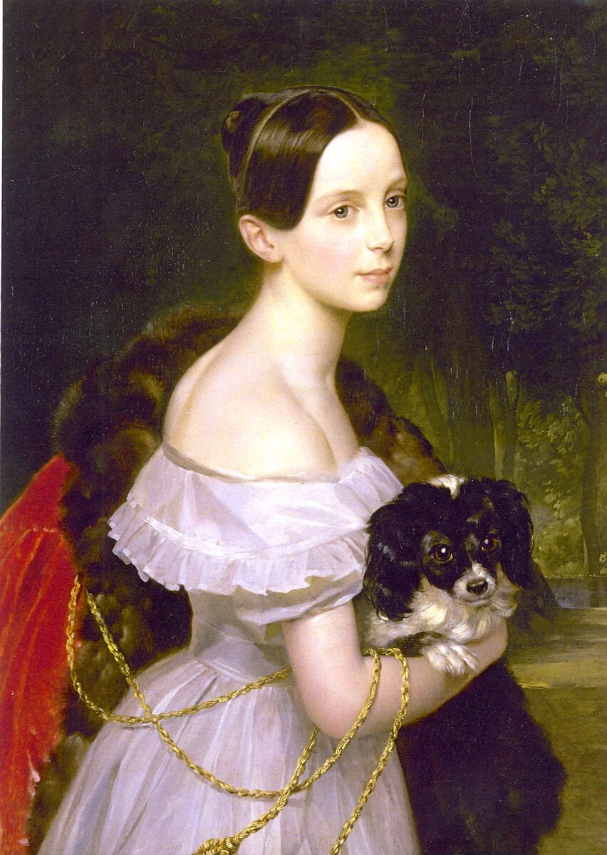 Карл Брюллов "Портрет великой княжны Александры Николаевны"