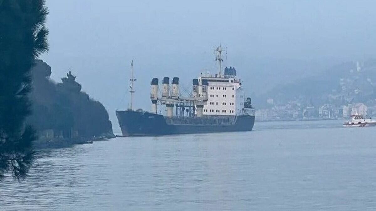     Пролив был перекрыт более десяти часов из-за севшего на мель корабля.