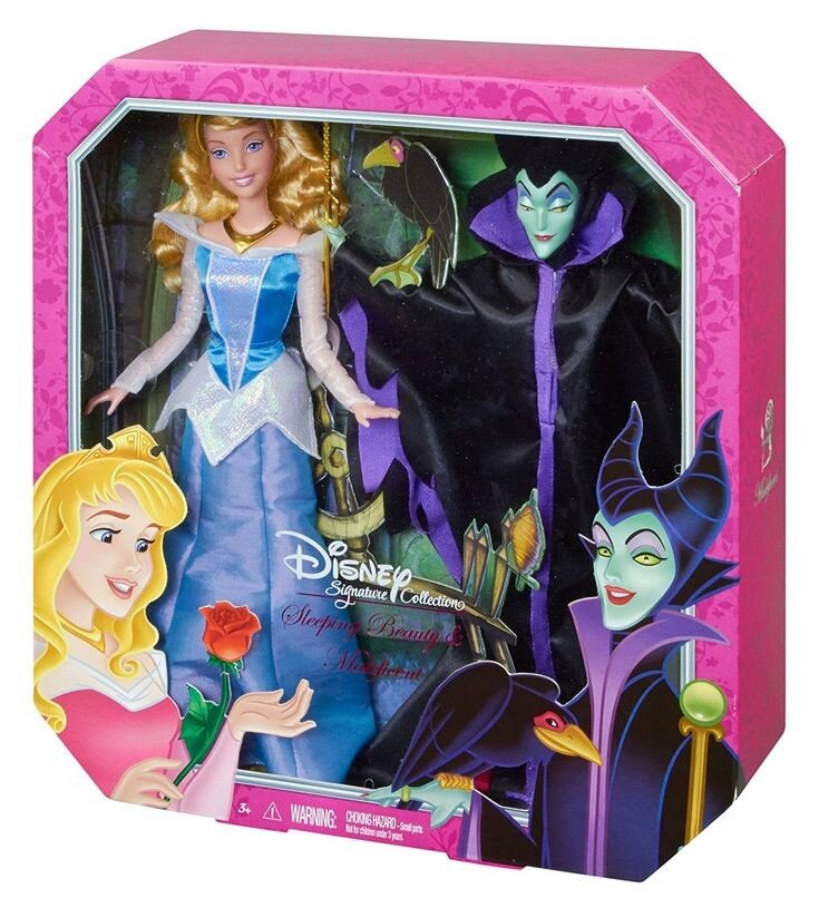 Disney Signature Collection💥Sleeping Beauty & Maleficent 🖤Doll Set